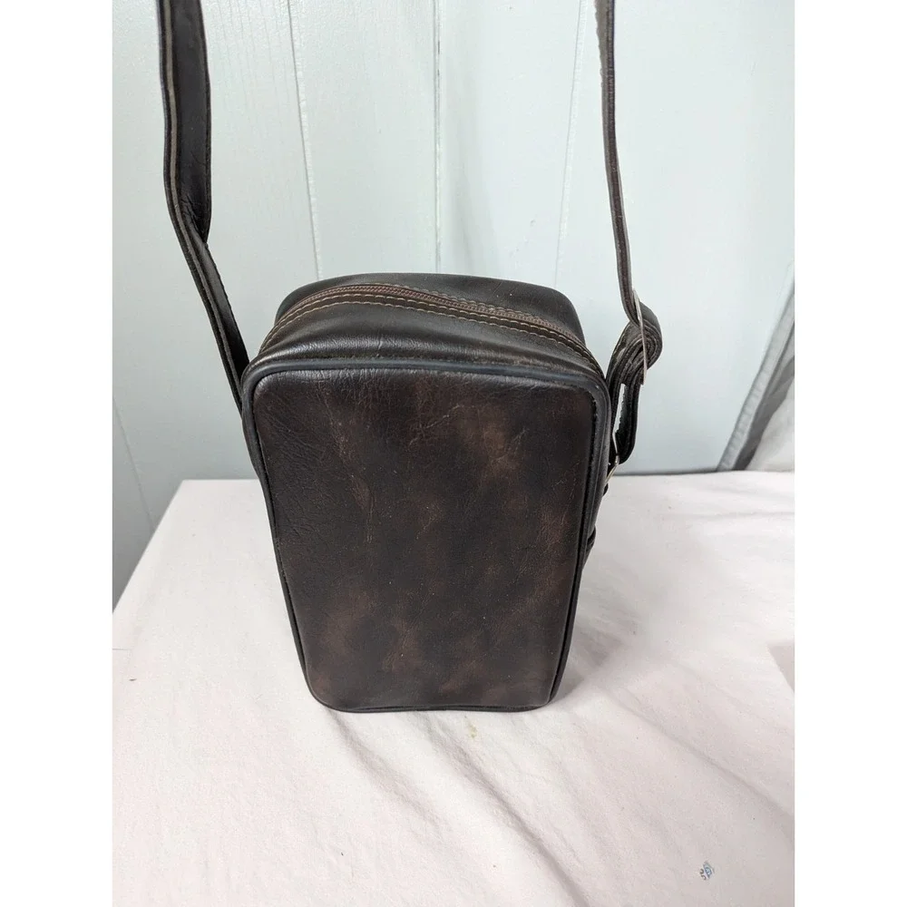 Vintage Camera carry crossbody shoulder bag satchel man men unisex brown tote